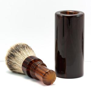 Brosse à raser en corne avec manche en corne, brosse à raser pour le rasage et personnalisée - Product Image 5