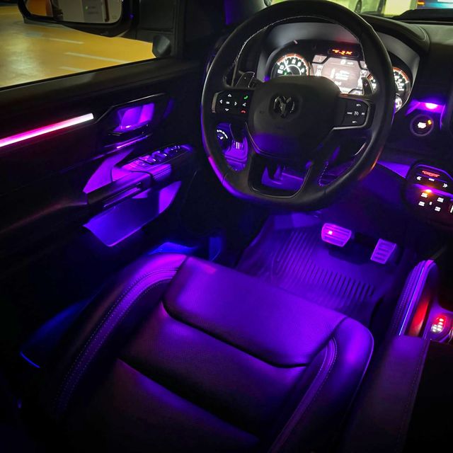New Arrivals 64 Colors RAM TRX Ambient Light for 2022-2024 RAM 1500 TRX Upgraded Luxury Interior Atmosphere Lights