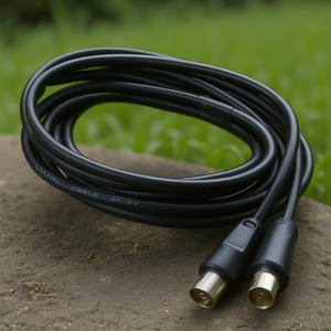 Cavo antena Cable Tv Negro 2m PP0620 - Product Image 3