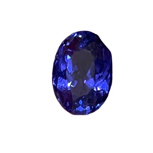 Loupe en Tanzanite naturelle de couleur Fine et de forme ovale de qualité, parfaitement fabriquée, pierre précieuse en vrac de 7.00 carat par Sadiya International - Product Image 1