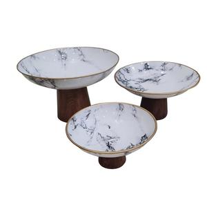 Luxurious Party Handcrafted Cake Stand Table Decoration Standard Fruits Serving Aluminium Cake Stand Home Hotel Usage - Product Image 2