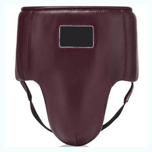 Offre Spéciale fait sur mesure boxe aine garde protecteur Kickboxing formation gagnant aine protecteur Original cuir aine garde - Product Image 1