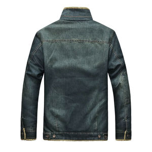 Vêtements décontractés respirants High Street tricoté Denim vestes 2024 nouveauté hommes haute qualité Denim vestes avec Logo personnalisé - Product Image 3