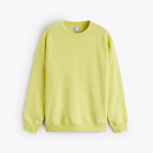 Sweat-shirts pour hommes personnalisés de haute qualité, coupe oversize à épaules tombantes, effet délavé soleil, en molleton 400 GSM, avec double taille, vente en gros - Product Image 5