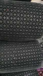 Tela bordada de terciopelo 9000 de calidad superior para ropa de boda y diseño interior Premium disponible al mejor precio - Product Image 2