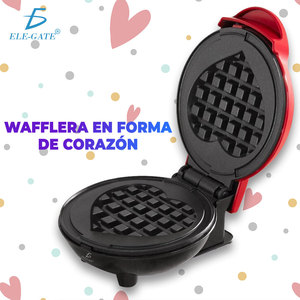 Macchina Elettrica per Waffle Belgi a Forma di Cuore, Mini Ferro Girevole per Waffle - Product Image 3