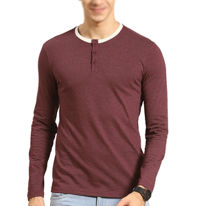 Camiseta de Manga Larga para Hombre, de Algodón, para Primavera y Otoño, Camisetas para Hombre, Camisetas de Manga Larga con Cuello Redondo, Camiseta Informal de Manga Larga - Product Image 4