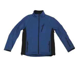 Windbreaker Clothing Customized Logo Men's Bomber <b>Jacket</b> Waterproof <b>Hooded</b> Vintage Knitted <b>Soft</b> <b>Shell</b> Zipper Closure 100% - Product Image 1