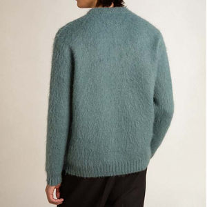 Pull en mohair pour hommes Qualité supérieure Respirant Durable Confortable Conception personnalisée Logo personnalisé Meilleurs chandails en mohair pour hommes - Product Image 3