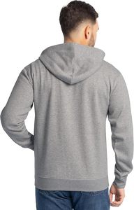 Sudadera con capucha y cremallera de impresión personalizada OEM con su logotipo Sudadera con capucha de algodón polar para hombre con capucha y cremallera - Product Image 2