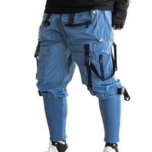 Techwear กางเกงอเนกประสงค์สำหรับผู้ชายเสื้อผ้าแนวสตรีทในเมืองเสื้อผ้าแฟชั่นคาร์โก้แนวยุทธวิธีสวมใส่สบายกางเกงอรรถประโยชน์คุณภาพระดับพรีเมียม - Product Image 3