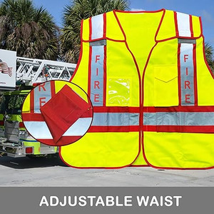 Chaleco DE SEGURIDAD reflectante de alta calidad Hi Vis Reflector Jacket con logotipo personalizado - Product Image 4