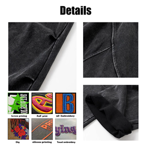 Pantalones de chándal acampanados de peso pesado de gran tamaño personalizados OEM, pantalones de chándal holgados de pierna ancha de rizo francés para hombre - Product Image 6