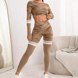 Ropa Deportiva de Tallas Grandes para Mujer, Conjunto de Yoga con Logotipo Personalizado, Ropa Deportiva de Alta Calidad - Product Image 3