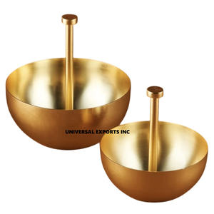 Tazón de Chocolate de Metal con Acabado Mate, Forma Redonda, Tazón Decorativo para Dulces, Tazón de Chocolate Clásico, Elegante y Sofisticado - Product Image 5