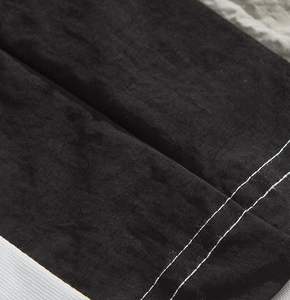 Venta al por mayor de los hombres de cuello redondo Camiseta suelta de algodón patrón sólido estilo Casual 210gsm tejido de punto de bajo precio - Product Image 5