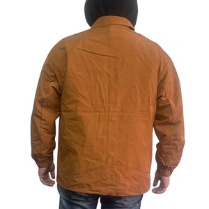 Chaqueta acolchada Unisex con logotipo personalizado Chaqueta de bombardero clásica Ajuste relajado Cremallera Cuello de solapa Lona Impermeable Transpirable Secado rápido - Product Image 5