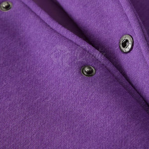 La chaqueta Letterman a prueba de viento para hombre más vendida, ropa de lona de moda de nuevo estilo con cuello levantado y logotipo frontal - Product Image 6