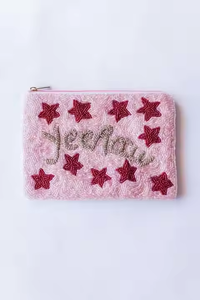 Porte-monnaie perlé fait à la main Mini pochette amusante et élégante pour pièces de monnaie, cartes et articles essentiels Cadeau parfait pour les femmes Petite pochette unique - Product Image 2