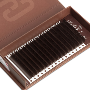 Charmlash Best Selling Matte Brown <b>Lash</b> <b>Extensions</b> Super Soft Brown Eyelash <b>Extensions</b> OEM ODM Pbt Fiber Brown Eyelash Supplies - Product Image 4