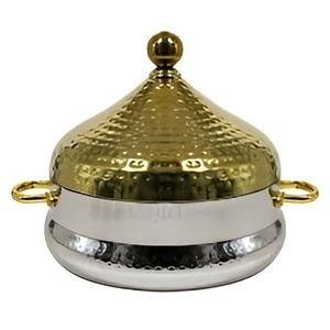 Cazuelas de Acero Inoxidable con Acabado Dorado para Servir Comida Árabe, Elegantes Ollas para Comida Caliente, Platos Atractivos, Estructurados y Ecológicos - Product Image 3