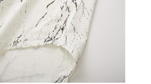 OEM vente en gros hommes Hipster Hip Hop déchiré ourlet rond motif imprimé doublure en coton manches courtes casual t-shirts - Product Image 5