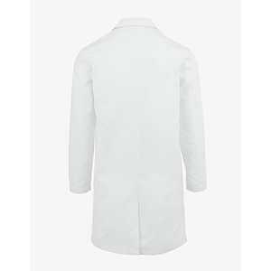 Bata de laboratorio de exfoliante médico Unisex de laboratorio hecha a medida, última venta al por mayor, ropa de manga larga de algodón transpirable de alta calidad - Product Image 2