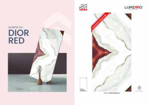 Carreaux en porcelaine polis pleine masse 600x1200mm Effet pierre travertin Aspect naturel Villa Hôtel Revêtement de sol Luxe - Product Image 4