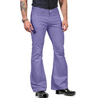 Nouvelle Collection Starlit Apparels – Pantalon Oxford Homme Coupe Slim Évasée, Style Smart Casual, Fermeture Éclair, Jogger Léger