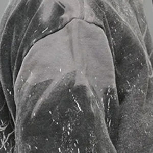 เสื้อฮู้ดสวมหัวผ้าคอตตอนสีเทาขนาดใหญ่100% สำหรับผู้ชายเสื้อโอเวอร์ไซส์ใหญ่พิเศษผ้าคอตตอน420gsm เกรย์เทอร์รี่มีฮู้ดสำหรับผู้ชายพิมพ์ลายกรดซักได้ไซส์ XS - Product Image 3