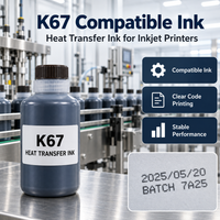 Produsen grosir murah kualitas baik tinta kompatibel K67 untuk pencetak Inkjet Transfer panas HIT