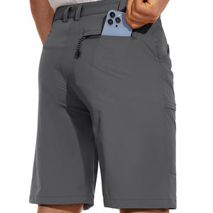 Short de jogging Cargo de course à pied d'été pour hommes de grande taille sur mesure Short d'entraînement en coton solide avec grande poche - Product Image 6