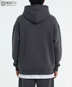 Streetwear d'hiver lourd personnalisé sweat à capuche double couche 400 Gsm Boxy coton polaire sweats à capuche pour hommes sweats à capuche réversibles Hombre - Product Image 2