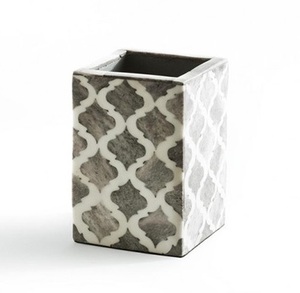 Caja de pañuelos de alta calidad, caja de pañuelos con incrustaciones de hueso hechas a mano para restaurante de Hotel con servilletero de color personalizado - Product Image 2