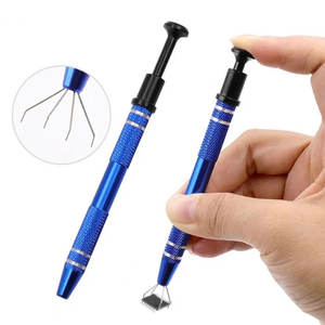 Pinza de 4 Puntas para Joyería, Herramienta de Acero Inoxidable para Agarrar Gemas y Diamantes, para Perforaciones y Trabajos de Manualidades - Product Image 1