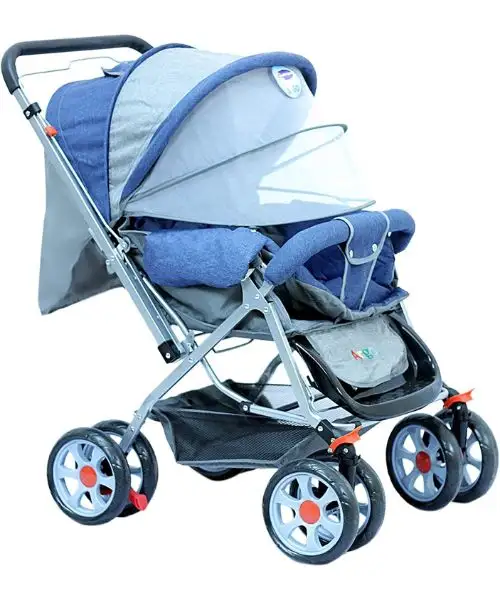 Mamakids K-98KC wholesale classical baby stroller cheap price 2 in 1 baby stroller baby pram gray ash grey black
