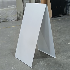 Panneau publicitaire autoportant double face en forme de A pour trottoir, utilisation intérieure et extérieure - Product Image 6