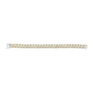 Pulsera de tenis de plata de ley con diamantes redondos de 8.00 quilates para mujer, 9.5 pulgadas - Regalo de moda para bodas y aniversarios - Product Image 2