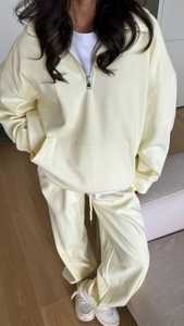 Sudadera de Alta Calidad con Cuello Moderno, Informal, Verde, de Algodón, Manga Larga, con Logotipo Personalizado, para Otoño/Invierno - Product Image 2