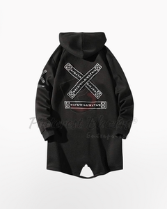 Veste d'hiver pour hommes de style Tech Wear avec logo personnalisé Service OEM imperméable et coupe-vent avec capuche pour une utilisation extérieure décontractée - Product Image 5