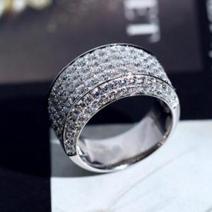 4.00TCW Moissanite Diamond Engagement Wedding <b>Ring</b> Luxury Custom 925 Sterling <b>Silver</b> Gold Finish Bling Iced <b>Men's</b> Bling <b>Ring</b> - Product Image 5