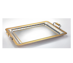 Designer attrayant fabricant et fournisseur de plateau de service fête de mariage décoration de table restauration plateau de service à bas prix - Product Image 1