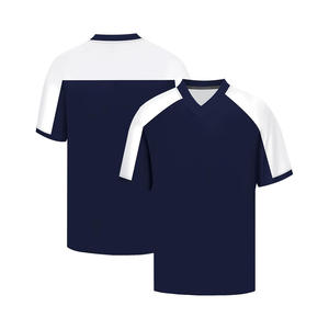 Camiseta de Fútbol Personalizable 100% Poliéster de Secado Rápido, Popular Camiseta de Fútbol con Logotipo Frontal, Servicio OEM Disponible - Product Image 2