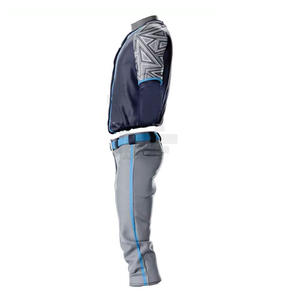 Uniforme de baseball pour jeunes de taille personnalisable Vêtements de sport confortables avec fonction respirante Styles de jeu à faible quantité minimale de commande - Product Image 5