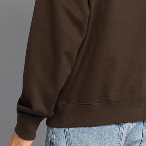 Sudadera Deportiva Informal Flexible para Mujer, de Algodón Sólido, Transpirable, de Secado Rápido, con Logotipo Estampado en la Parte Delantera, Hombros Caídos, Cuello con Capucha, Tejida - Product Image 6