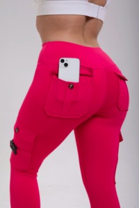 Mallas deportivas para mujer Ropa de gimnasio Push Up Leggings sin costuras Cintura baja Fitness Scrunch Bum Leggings - Product Image 5