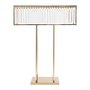 Soporte de centro de mesa de jarrón de cristal de boda de Metal europeo de lujo para decoraciones de fiesta duradero de alta calidad - Product Image 3