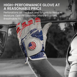 Guantes de Golf de Cuero de Alta Calidad con Protección UV, Ligeros, Hechos en Pakistán, con Impresión Personalizada, Diseño Unisex para Uso Deportivo - Product Image 4