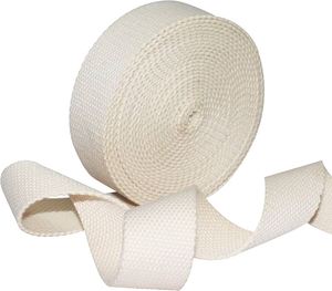 Eco Friendly 100 % Natural Organic 3 inch Canvas Webbing <b>Strap</b> for Bags Belts <b>Luggage</b> and Craft Applications - Product Image 1