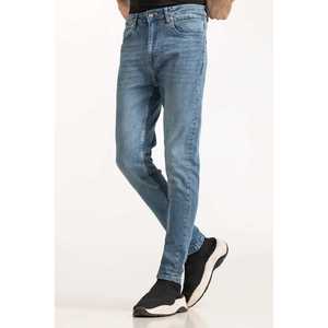 MN-JNS-WS24-017 Jeans de mezclilla de color lavado a la piedra, pantalones casuales de pierna ancha con estampado bordado, opciones transpirables de cintura alta y media - Product Image 2